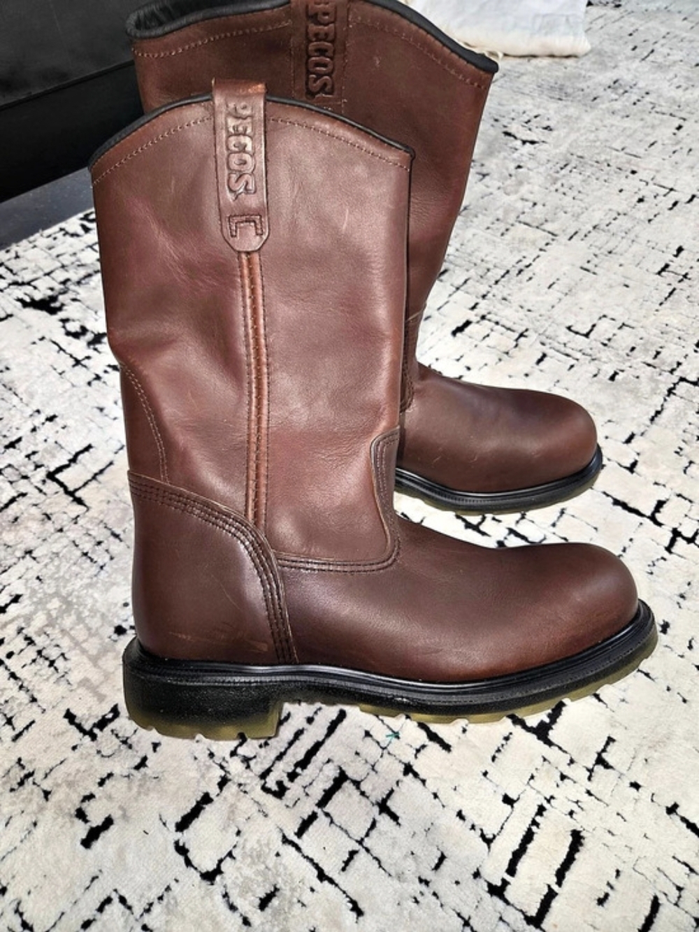 Red Wing Model 2405 SuperSole 2.0 11-Inch Safety Toe Pull-On Work Boots Men 10
